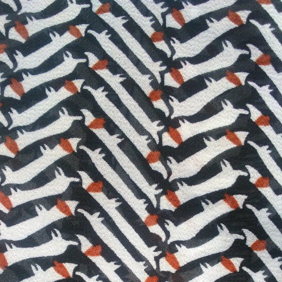 Allegra K Print Sleeveless Blouse NWT - Picture 5 of 5